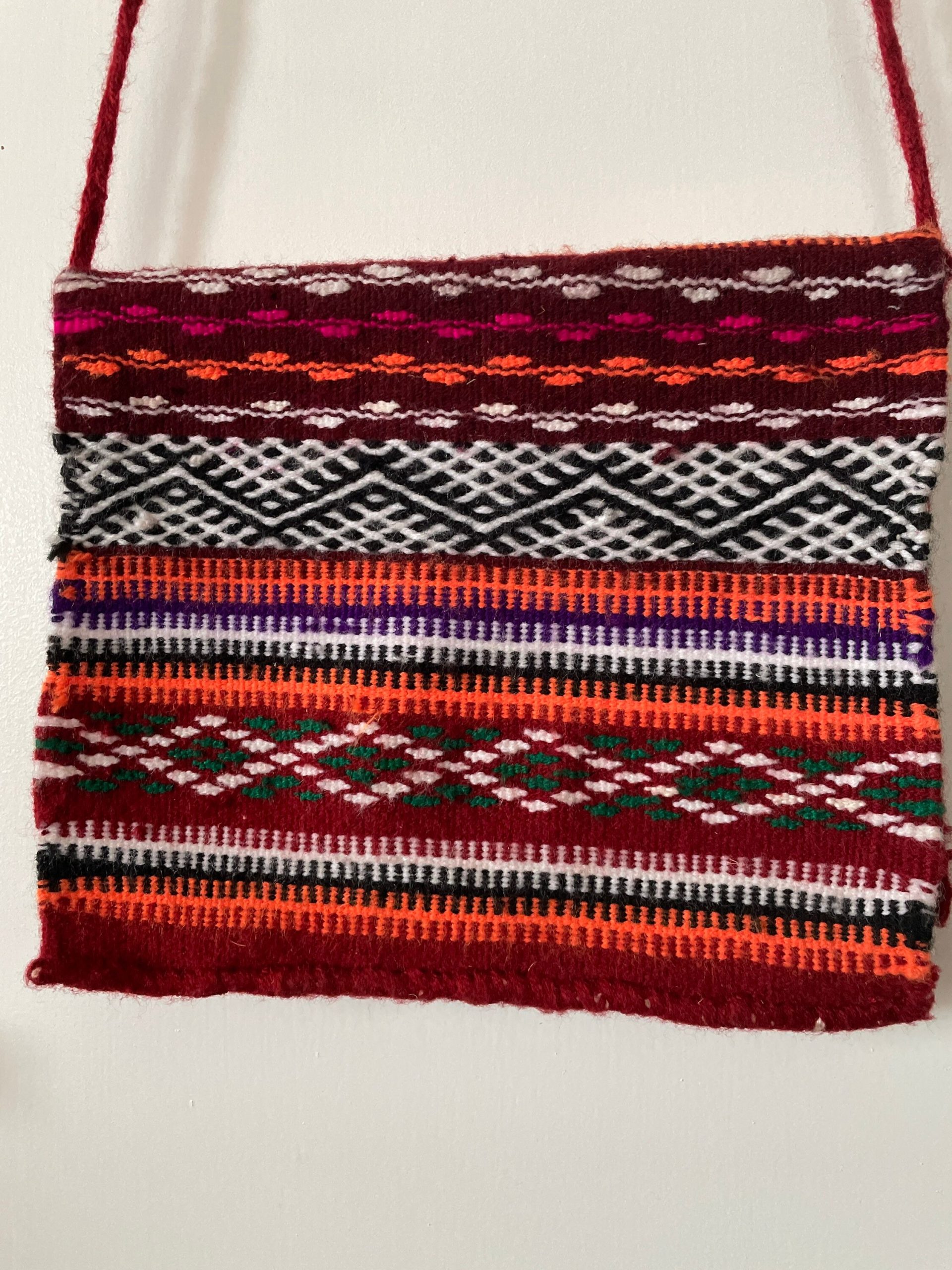 thumbnail image 2 of Painted Hair-on Shoulder Bag 2 of 9